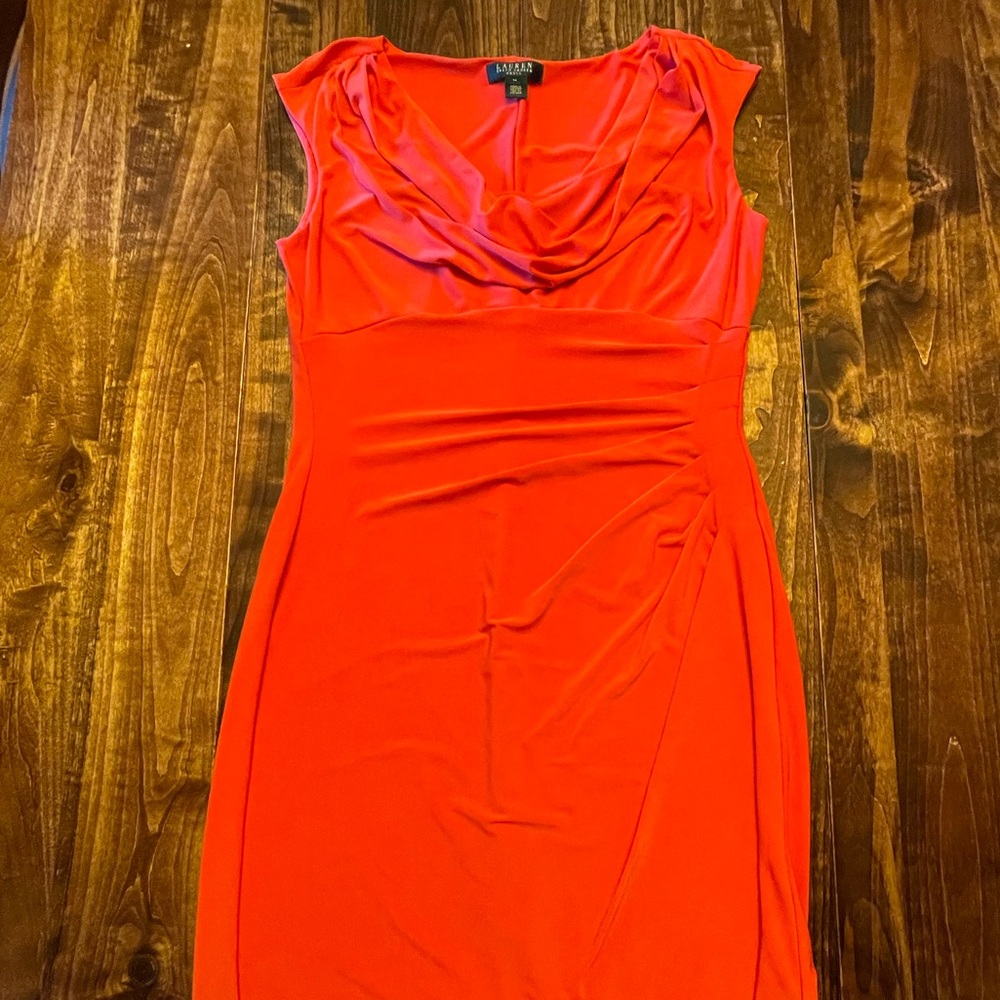 Fitted Knee-Length Ralph Lauren Dress